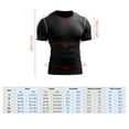 thumbnail image 4 of Graflsoa Men's Performance Fit Quick-Dry Sport Tee Trio - Black, Blue, White - 3XL (B5003#), 4 of 6
