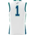 thumbnail image 3 of Youth GameDay Greats White #1 Florida Gulf Coast Eagles Lightweight Basketball Jersey, 3 of 4