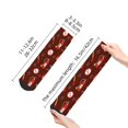 thumbnail image 4 of Rateoe Fire Extinguisher Pattern Quarter Crew Socks,Toe Seamed Ankle Socks,Cotton Cushioned Breathable Athletic Crew Sports Socks, 4 of 7