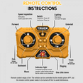 thumbnail image 4 of Remote Control Excavator for Adults, 1/64 RC Construction Vehicles with Dual Control for Kids Birthday Easter Gifts, 4 of 6