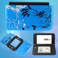 thumbnail image 4 of [Edición Limitada Azul] Adecuado para Carcasa 3DS XL Carcasa Host Juego Accesorios Carcasa Repuesto Cubierta Superior E Inferior Juego Botones Cubierta Frontal Cubierta Inferior Con Kit Botones., 4 of 9