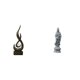 thumbnail image 1 of Escultura abstracta de fuego, estatua de Guan Yin, adorno, figura de arte moderno, coleccionable, ideal para sala de estar, oficina, dormitorio, regal, 1 of 8