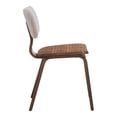 thumbnail image 3 of Pemberly Row 17" Wood Side Chairs in White/Walnut (Set of 2), 3 of 9