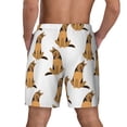 thumbnail image 4 of Haiem German Shepherd Dog Mens Swim Trunks with Compression Liner 2 in 1 Swimming Shorts Stretch Swimwear Quick Dry,Board Shorts-Medium, 4 of 9