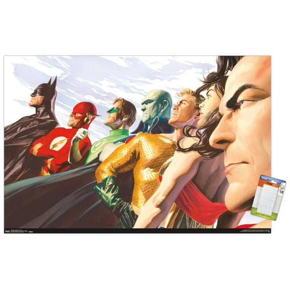 DC Comics - Justice League - Alex Ross - Portrait Wall Poster, 22.375" x 34"