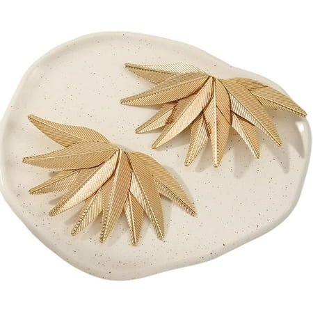 Fashionable gold wing earrings[r549]