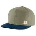 thumbnail image 1 of Gorra Carhartt Firm Duck Flat Brim para hombre Dusty Olive, 1 of 2