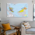 thumbnail image 6 of Malaysia Map Posters Print Photo Art Painting Canvas Poster Home Decorative Bedroom Modern Decor Posters Gifts 12x18inch(30x45cm), 6 of 6