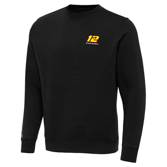 Men's-Antigua  Black Ryan Blaney Victory Pullover Sweatshirt