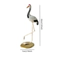 thumbnail image 6 of Crane Statue Animal Sculpture Decorative Ornament Weather Resistant Resin for Garden Courtyard Patio, 6 of 6
