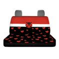 thumbnail image 6 of FUIALDOLG Ladybug Heart Car Back Seat Covers, Set of 2 Pieces Waterproof Stretch Protectors for Dogs and Kids, Automotive Interior Decor, 6 of 7