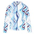thumbnail image 4 of Sudadera informal con capucha y estampado de teñido anudado y media cremallera para hombre Pompotops oipoqjl52272, 4 of 5