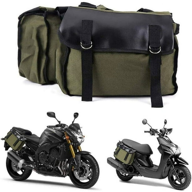 Bolsa de sillín para motocicleta, alforjas para bicicleta, alforjas de gran capacidad, bolsa de herramientas, mochila lateral para Honda