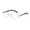Gold frame black legs, variant on Retro Small Round Metal Frame Sunglasses for Small Faces, UV400 Protection, Ideal for Parties, Travel, and Fishing