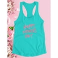 thumbnail image 3 of Hand Write Mothers Day Racerback Tank Women -Image by Shutterstock, Female x-Large, 3 of 4