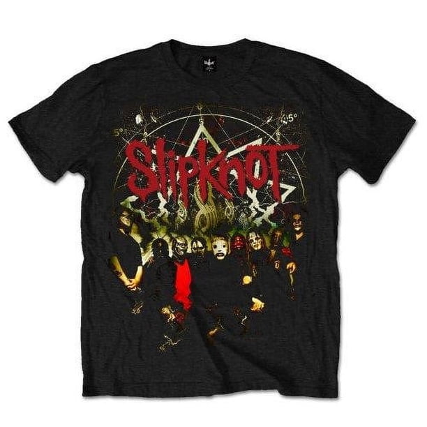 Slipknot - Camiseta Waves para Adultos Unisex (Negro)
