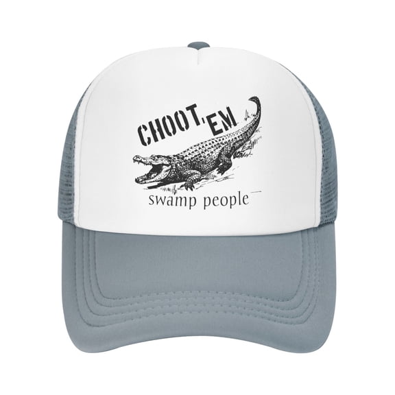 Swamp People Mesh Hat Baseball Cap Dad Hat Classic Adjustable Denim Hat Trucker Dad Cap Outdoor Sport Hats Mens Womens