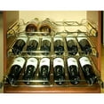 thumbnail image 4 of Rev-A-Shelf Sidelines 5WBR-18CR-1 18 Inch Chrome Wire Pullout Cabinet Wine Rack, 4 of 6