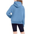 thumbnail image 3 of Gubotare Girls Zip Up Fleece Hoodie for Kids Hoodies for Girls (Sky Blue,11-12 Years), 3 of 4