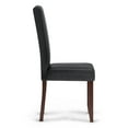 thumbnail image 2 of Simpli Home Acadian Parson Dining Chair (Set of 2) in Distressed Black, 2 of 8