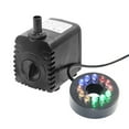 thumbnail image 4 of Submersible Pump With 12 LED, 600LPH Circulating Water Pump IP68 Waterproof Water Fountain Pump 8W, 4 of 8