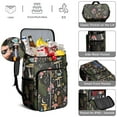thumbnail image 5 of Cactus Print Backpack Cooler, Leakproof Insulated Cooler Bag with Succulents Design for Desert Style Camping, Hiking, and Picnic, 5 of 6