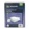 thumbnail image 2 of Serta Soft Knit Waterproof Zippered Mattress Protector, Queen, 2 of 8
