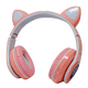 thumbnail image 1 of Audifonos Gamer Bluetooth Necnon Nbh-07 Oreja Gato rosa Unitalla NECNON NBH-07, 1 of 6