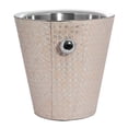 thumbnail image 2 of Sol Living Champagne Bucket - Double Wall Insulated Stainless Steel - Wine & Champagne Holder - Portable Chiller Bin for Bars, Parties, Commercial Use - Pink Leather, 3.6 Qt, 2 of 9