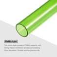 thumbnail image 4 of Uxcell 21mm ID x 25mm OD x 500mm Green Rigid Acrylic Pipe Round Tube, 4 of 5