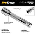 thumbnail image 4 of Pro-Grade 13001 3" x 3/8 Drive Socket Extension/Adapter Bar Wrench Extension Chrome, 4 of 4