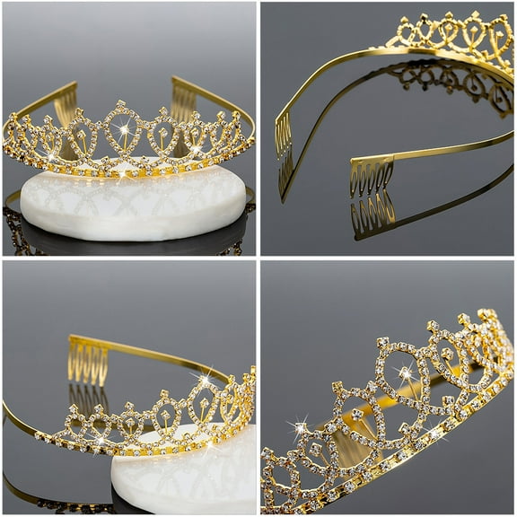 CRAFTHROU Women Birthday Crown Celebration Enhancement 1Set