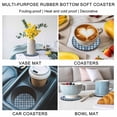 thumbnail image 5 of Blue Plaid Coasters Set of 2, Absorbent Coasters for Drinks, Modern Simple Watercolor Buffalo Lattice Coaster for Desk Coffee Table Protection, Home Decor House Warming Gifts 4", 5 of 8