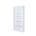thumbnail image 7 of 5 Shelf Narrow Transitional Bookcase, Brown, 7 of 7