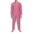thumbnail image 3 of Fotbe Cute Cowgirl Pijama de Hombre con Estampado de Manga Larga, Conjunto de 2 Piezas, Ropa de Dormir Suave y Cómoda con Bolsillos-X-Large, 3 of 7