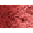 thumbnail image 1 of Ahgly Company Indoor Rectangle Patterned Red Area Rugs, 7' x 10', 1 of 6