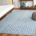 thumbnail image 2 of SAFAVIEH Micro-Loop Charlotte Solid Area Rug, Navy/Ivory, 5' x 8', 2 of 10