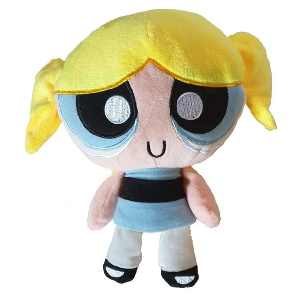 Cnrplat Powers Movie Puffs Doll Cartoons Game Plush Cute Anime Toy Los mejores regalos para fanáticos Muñeca para niños 8'' (Powers Movie Puff Plush 8'' Yellow Hair)