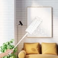 thumbnail image 2 of Cepillo de eliminación de polvo de fondo de cama extraíble | Herramienta de limpieza por adsorción electrostática | Limpiador de grietas | Incluye 1 colector de polvo 2 cabezales de repuesto | Fácil, 2 of 7