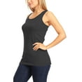 thumbnail image 3 of Women's Casual Solid Sleeveless Basic Cami Tank Top, 3 of 4