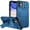 Blue, variant on Asuwish Magnetic, Kickstand, Slide Camera Cover TPU, Plastic, Metal Hard Shell Fashion Cell Phone Case for iPhone 11 Pro Max, Black