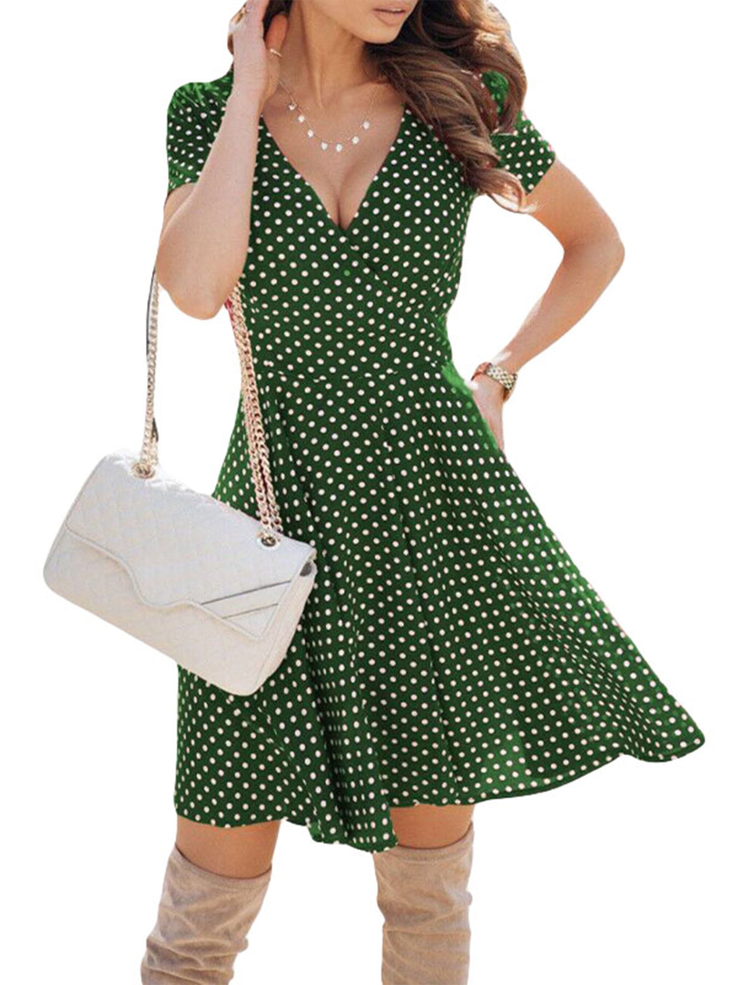 polka dot sundress