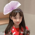 thumbnail image 2 of HUANBAI Children's Headband Headband Multi Colored Girls Sequin Mesh Headband Holiday Clothing Accessory One Size, 2 of 4