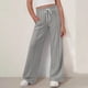 thumbnail image 2 of Odeerbi 4-15 Años de Niñas Pantalones de Sudadera de Pierna Ancha Pantalones Deportivos de Verano Pantalones de Cintura Elásticos Pantalones de Pierna Recta de Color Sólido, 2 of 8