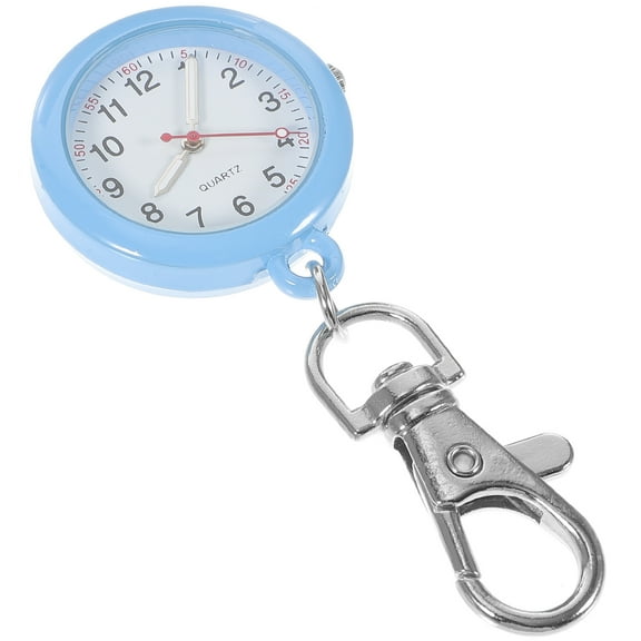 HOMEMAXS  Clip on Watches for Women Nurse Fob Clear Time Display Pocket Practical