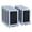 Rustic Blue, variant on Flash Furniture Canterbury 9.5" x 14" Black Tabletop Magnetic Chalkboards with Metal Scrolled Legs, Hanging Wall Chalkboards, Countertop Memo Boards, Set of 10
