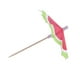 thumbnail image 4 of 2x 10 piezas Hawaiana Sandía Selecciones de Cóctel sticks Decoración Suministros para, 4 of 10