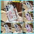 thumbnail image 4 of LYM-Phone Case For Samsung Galaxy S25 Ultra, Cartoon Dirt-resistant Durable Shockproof Soft case Lanyard Ring Protective Phone Holder Kickstand Wrist Strap Waterproof Wristband Anti-dust, 4 of 9