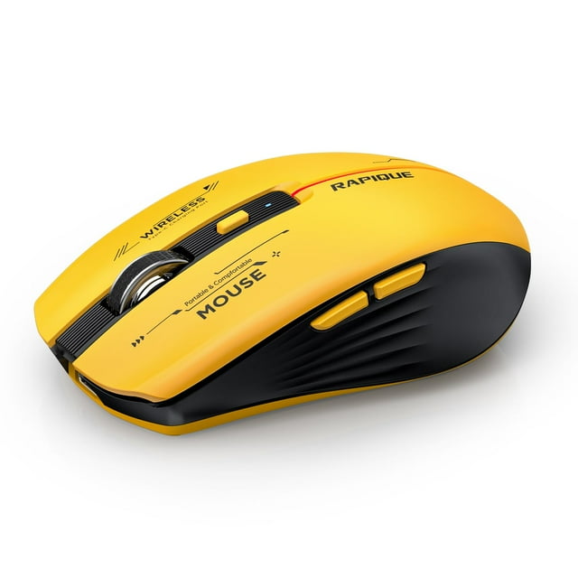 Ratón inalámbrico RAPIQUE Bluetooth recargable para tres dispositivos