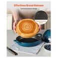 thumbnail image 6 of Cast Iron Dutch Oven 5 Quart, Enameled Bread Baking Pot, Heavy Duty Cookware with Lid & Handles, Oven & Induction Compatible, Roasting, 500°F, 6 of 6